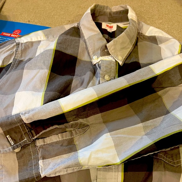 XL Plaid Men’s Levi’s Casual Long sleeve button down - Picture 1 of 4